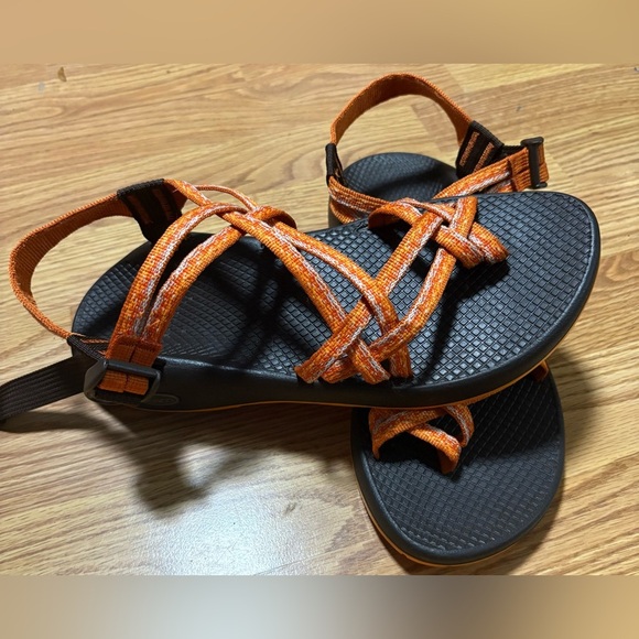 Chaco Shoes - Chaco Orange and Black Women's Sandals